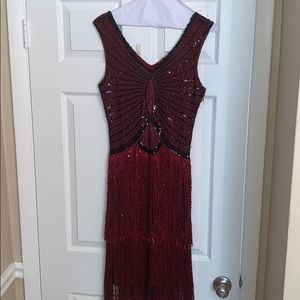 Flapper style cocktail dress